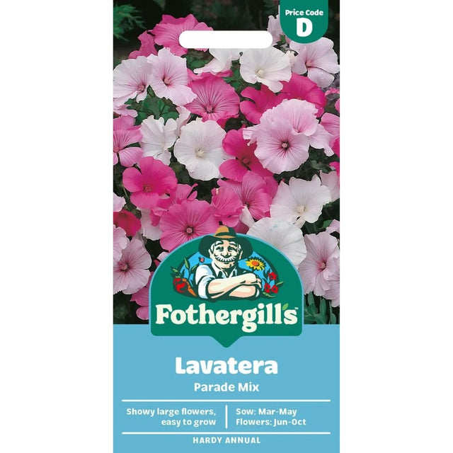 Mr Fothergills Lavatera Parade Seeds - Old Railway Line Garden Centre