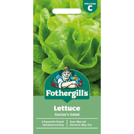 Mr Fothergill's Lettuce Gustav's Salad Seeds - Old Railway Line Garden Centre