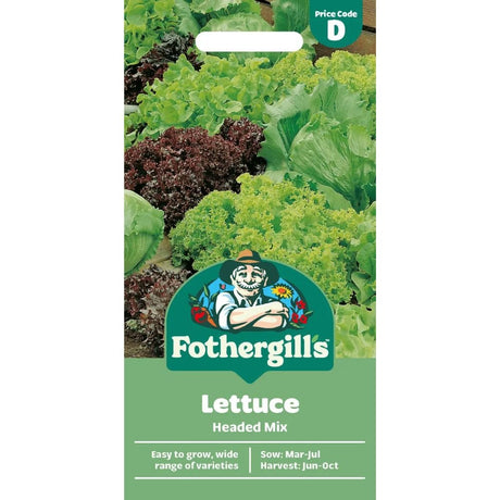 Mr Fothergill's Lettuce Headed Mixed Seeds - Old Railway Line Garden Centre