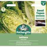 Mr Fothergill's Lettuce Little Gem Seed Tape Seeds