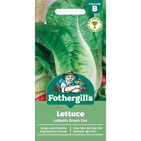 Mr Fothergill's Lettuce Lobjoits Green Cos Seeds - Old Railway Line Garden Centre