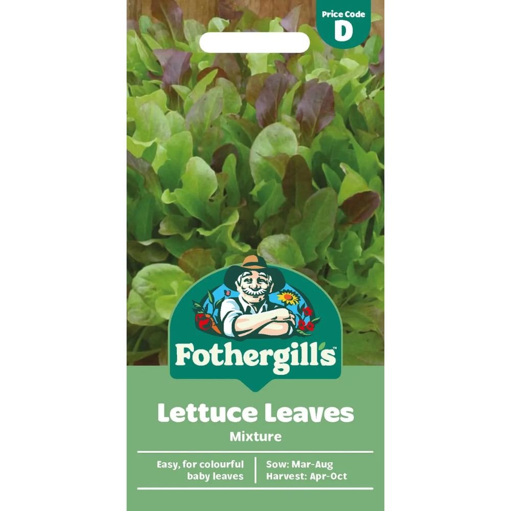 Mr Fothergill's Lettuce Mixed Salad Leaves Seeds - Old Railway Line Garden Centre