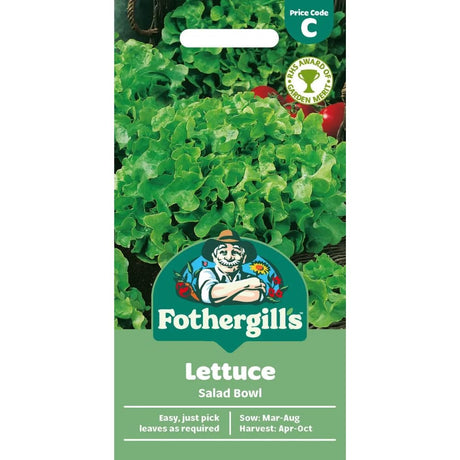 Mr Fothergill's Lettuce Salad Bowl Seeds - Old Railway Line Garden Centre
