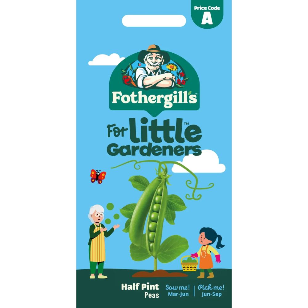 Mr Fothergill's Little Gardeners Half Pint Peas Seeds