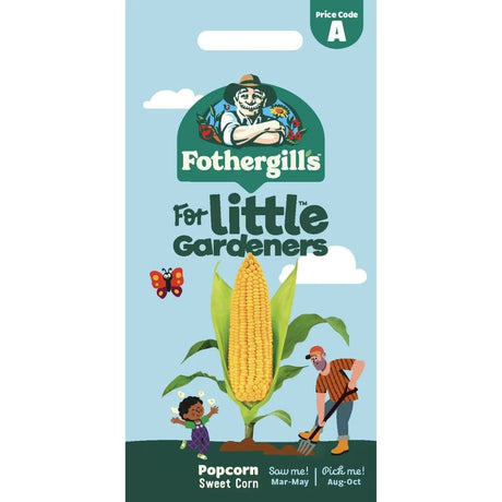 Mr Fothergill's Little Gardeners Popcorn SweetCorn Seeds - Old Railway Line Garden Centre