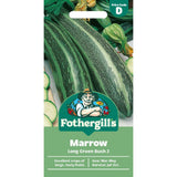 Mr Fothergill's Marrow Long Green Bush 2 Seeds