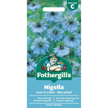 Mr Fothergills Love in a Mist Nigella Miss Jekyll Seeds - Old Railway Line Garden Centre
