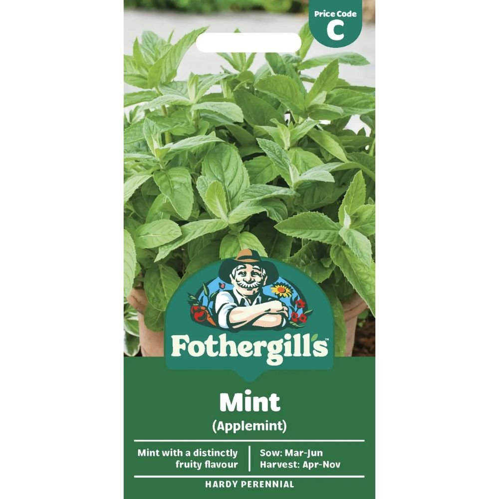 Mr Fothergill's Mint Applemint Herb Seeds - Old Railway Line Garden Centre
