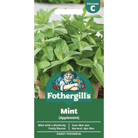 Mr Fothergill's Mint Applemint Herb Seeds - Old Railway Line Garden Centre