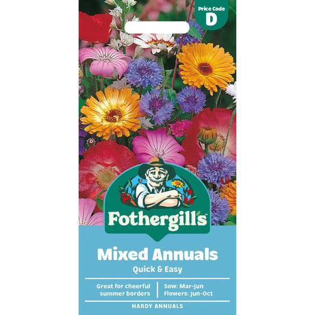 Mr Fothergills Mixed Annuals Quick & Easy Seeds - Old Railway Line Garden Centre