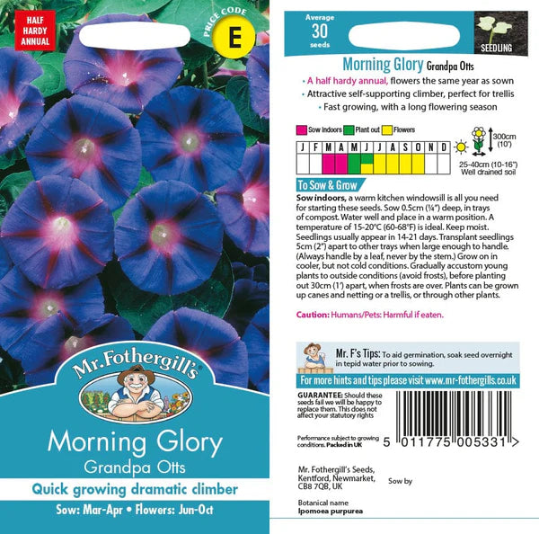 Mr Fothergills Morning Glory Grandpa Otts Seeds