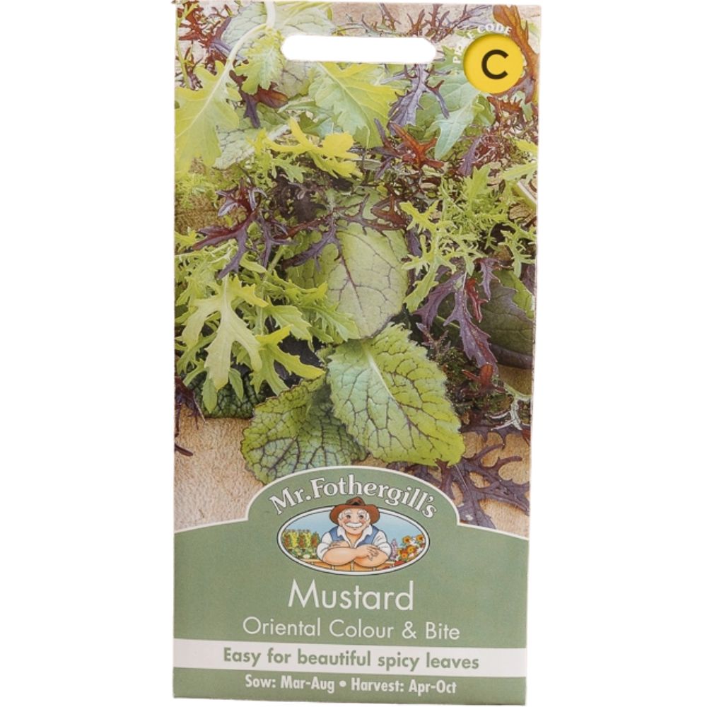 Mr Fothergill's Mustard Colour & Bite Seeds