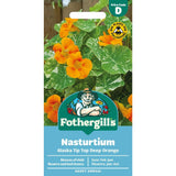 Mr Fothergill's Nasturtium Alaska Tip Top Deep Orange Seeds
