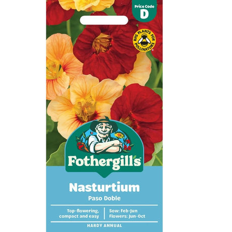Mr Fothergills Nasturtium Paso Doble Seeds - Old Railway Line Garden Centre