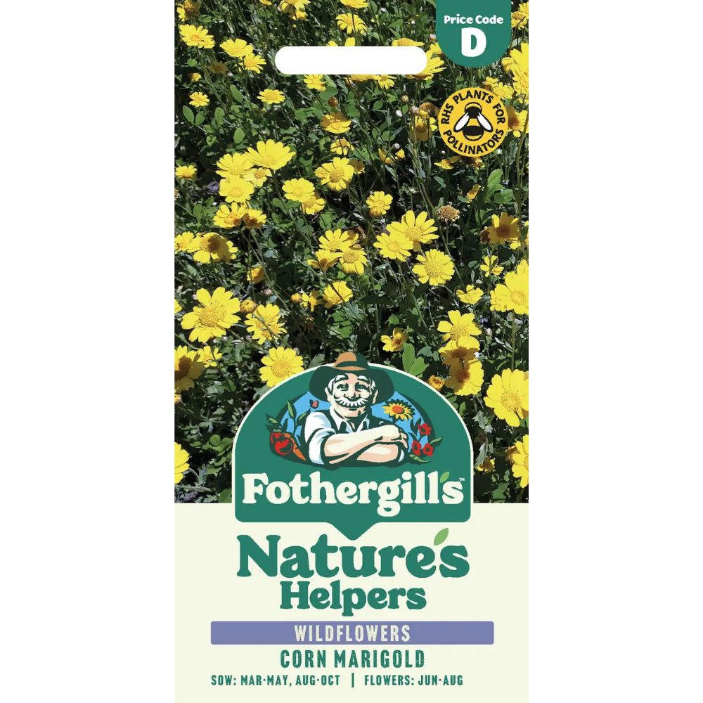 Mr Fothergill's Nature's Helpers Corn Marigold Wildflower Seeds