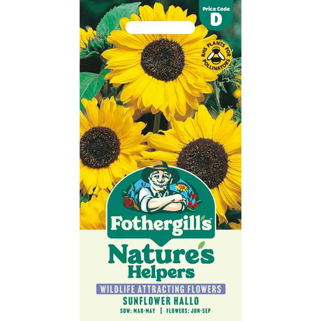 Mr Fothergills Natures Helpers Sunflower Hallo Seeds - Old Railway Line Garden Centre