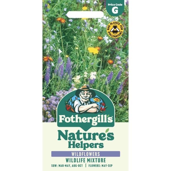Mr Fothergills Nature's Helpers Wildflower Wildlife Seeds Mixture