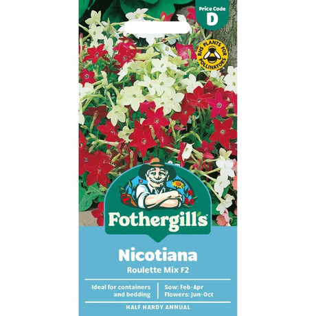 Mr Fothergill's Nicotiana Roulette Mixed F2 Seeds - Old Railway Line Garden Centre