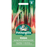 Mr Fothergill's Onion (Spring) North Holland Blood Red Seeds