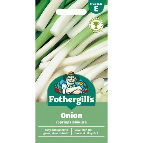 Mr Fothergill's Onion (Spring) Ishikura Seeds - Old Railway Line Garden Centre