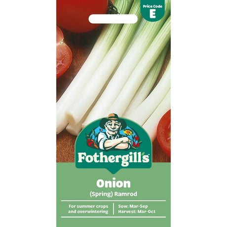 Mr Fothergill's Onion (Spring) Ramrod Seeds - Old Railway Line Garden Centre