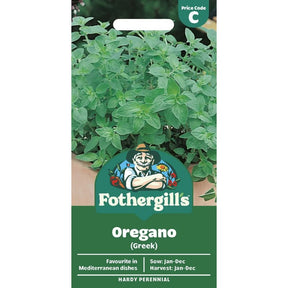 Mr Fothergill's Oregano Greek Seeds - Old Railway Line Garden Centre