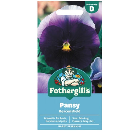 Mr Fothergill's Pansy Beaconsfield Seeds - Old Railway Line Garden Centre