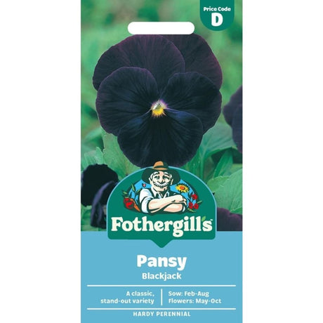 Mr Fothergill's Pansy Blackjack Seeds - Old Railway Line Garden Centre