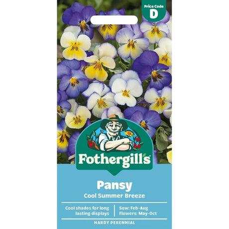 Mr Fothergills Pansy Cool Summer Breeze Seeds - Old Railway Line Garden Centre