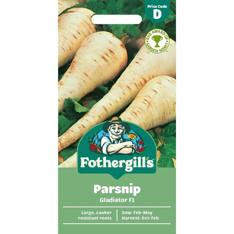 Mr Fothergill's Parsnip Gladiator F1 Seeds - Old Railway Line Garden Centre