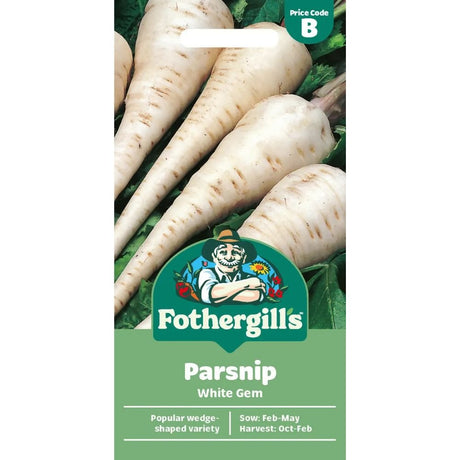 Mr Fothergill's Parsnip White Gem Seeds - Old Railway Line Garden Centre