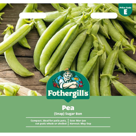Mr Fothergill's Pea (Snap) Sugar Bon Seeds - Old Railway Line Garden Centre