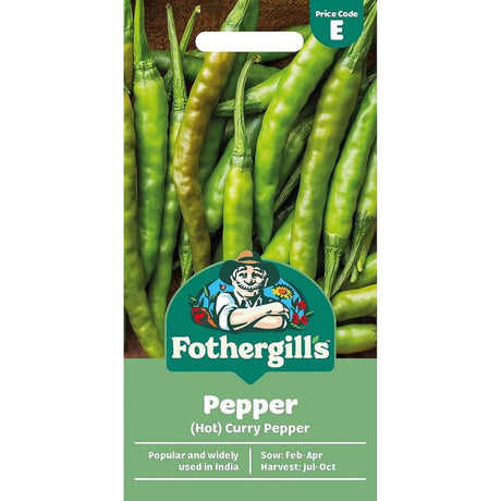 Mr Fothergill's Pepper (Chilli) Curry Pepper Seeds - Old Railway Line Garden Centre