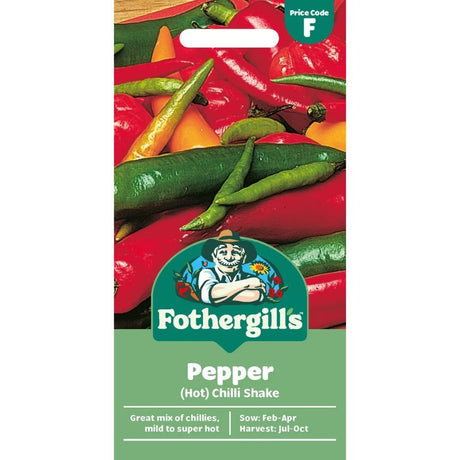 Mr Fothergill's Pepper (Hot) Chilli Shake Seeds - Old Railway Line Garden Centre