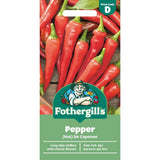 Mr Fothergill's Pepper (Hot) De Cayenne Seeds - Old Railway Line Garden Centre