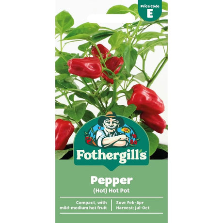 Mr Fothergill's Pepper (Hot) Hot Pot Seeds - Old Railway Line Garden Centre