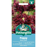 Mr Fothergill's Poppy Black Swan Flower Seeds
