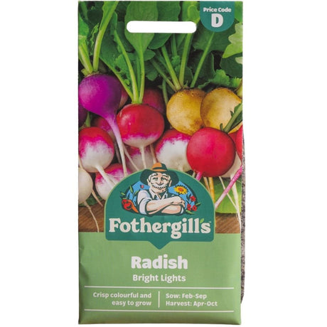 Mr Fothergill's Radish Bright Lights Seeds - Old Railway Line Garden Centre