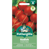 Mr Fothergill's Radish Scarlet Globe Seeds - Old Railway Line Garden Centre
