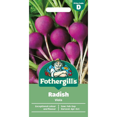 Mr Fothergill's Radish Viola Seeds - Old Railway Line Garden Centre