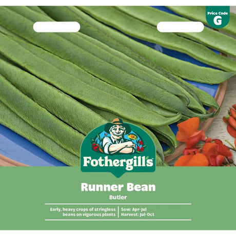 Mr Fothergill's Runner Bean Butler Seeds - Old Railway Line Garden Centre