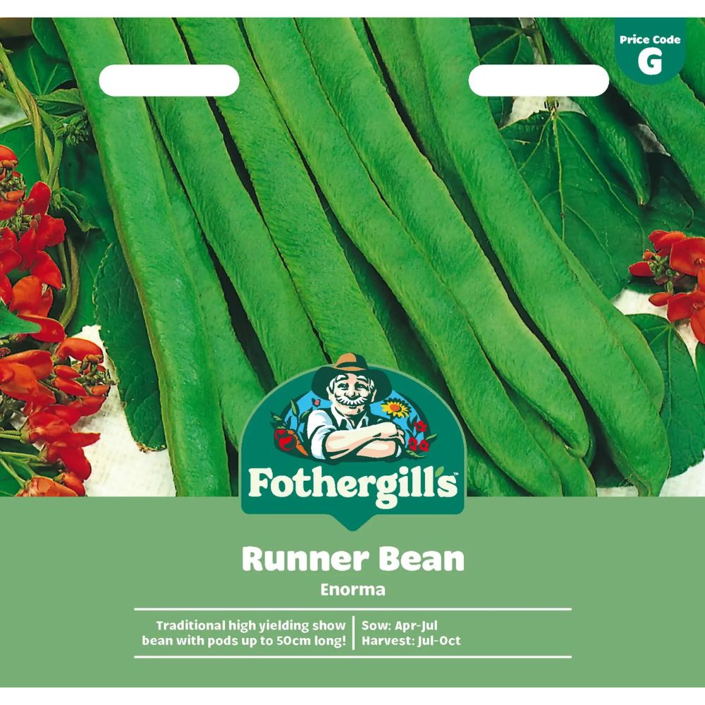 Mr Fothergill's Runner Bean Enorma Seeds