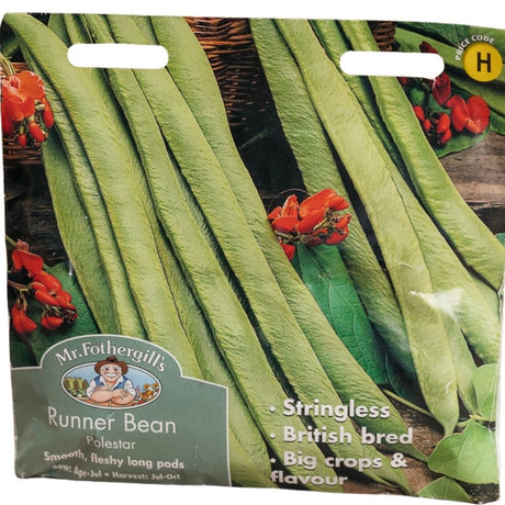 Mr Fothergill's Runner Bean Polestar Seeds - Old Railway Line Garden Centre