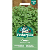 Mr Fothergill's Salad Leaves Cress American Land Seeds