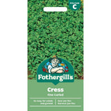 Mr Fothergill's Salad Leaves Cress Fine Curled Seeds