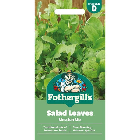 Mr Fothergill's Salad Leaves Mesclun Mixed Seeds - Old Railway Line Garden Centre