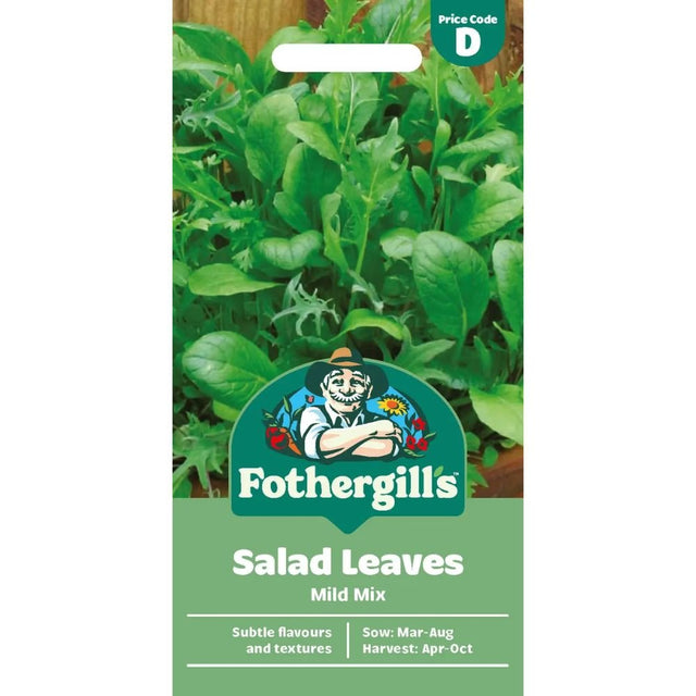 Mr Fothergill's Salad Leaves - Mild Mixed Seeds - Old Railway Line Garden Centre