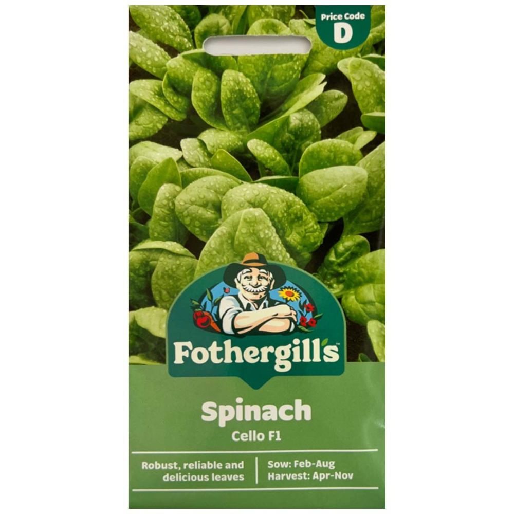 Mr Fothergill's Spinach Cello F1 Seeds