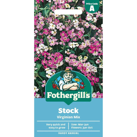 Mr Fothergills Stock Virginian Mixed Seeds - Old Railway Line Garden Centre