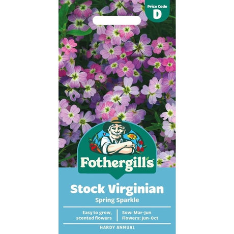 Mr Fothergill's Stock Virginian Spring Sparkle Seeds - Old Railway Line Garden Centre